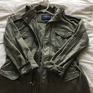 American Eagle Olive Green Coat